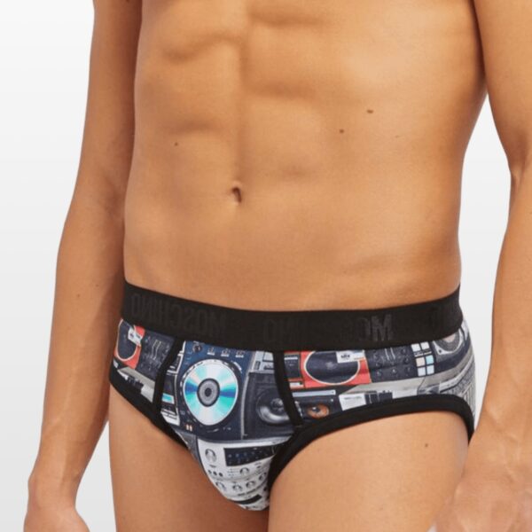 MC-BR-1V47408124-3 Moschino slip gaće sa audio printom