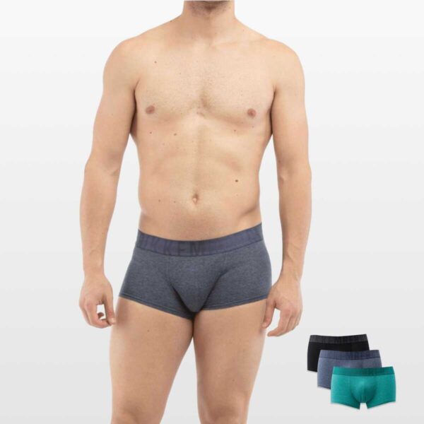 BIKKEMBERGS UNDERWEAR BOXERS 3 PACK – crna, plava, zelena