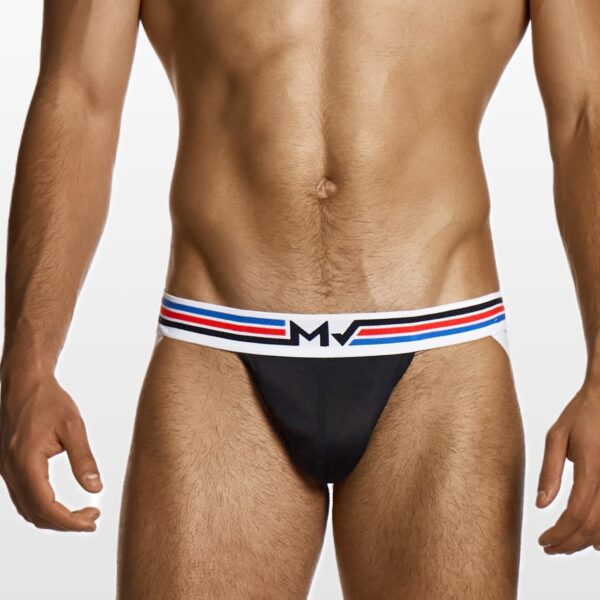 03513-black-(2) Modus Vivendi muški jockstrap s efektom „druge kože“ u crnoj boji