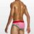 05514-pink-(2) Modus Vivendi muške slip gaće u roze boji sa crvenim pojasom