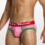 05514-pink-(3) Modus Vivendi muške slip gaće u roze boji sa crvenim pojasom