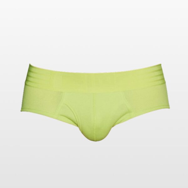2760-yellow-(4) C-IN2 HARD//Core slip gaće sa prednjim otvorom od rebrastog pamuka – Yori žuta