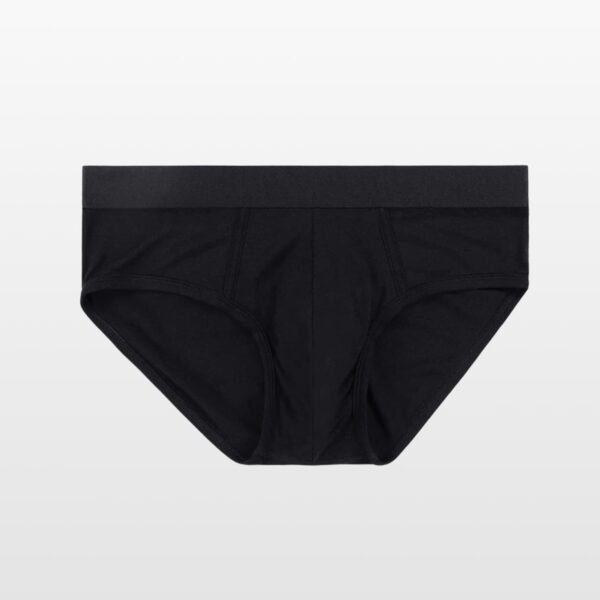 2803-black-(4) C-IN2 Minimal slip gaće srednjeg struka od modala – crne