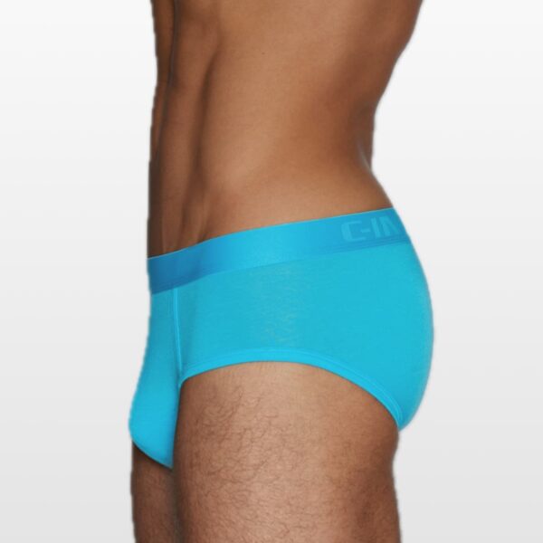 2803-light-blue-(3) C-IN2 Minimal slip gaće srednjeg struka od modala – Bobby plava
