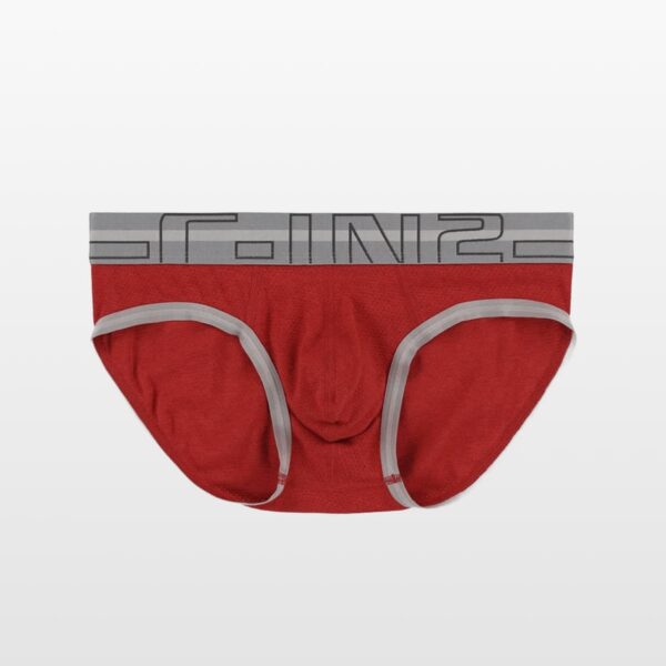 3213-red-(4) C-IN2 Zen slip gaće niskog struka od bambusove viskoze i pamuka – Reese crvena melir