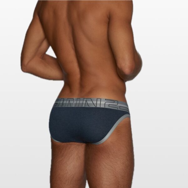 3214-navy-(2)i C-IN2 Zen sport slip gaće od bambusove viskoze i pamuka – Teget melir