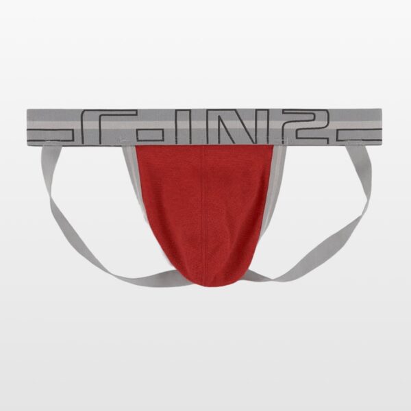 3226-red-(3) C-IN2 Zen jokstrap od bambusove viskoze i pamuka – Reese crvena melir