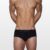 4003A-black-(1)i C-IN2 Core slip gaće srednjeg struka od 100% pamuka – crne