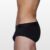 4003A-black-(3) C-IN2 Core slip gaće srednjeg struka od 100% pamuka – crne