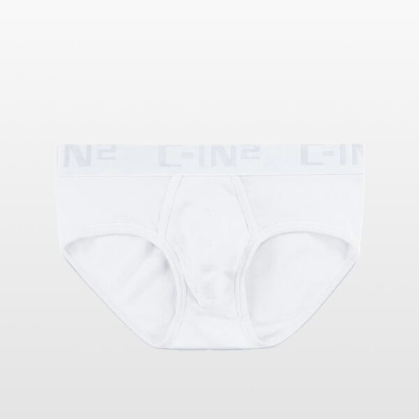 4003A-white-(4) C-IN2 Core slip gaće srednjeg struka od 100% pamuka – bele
