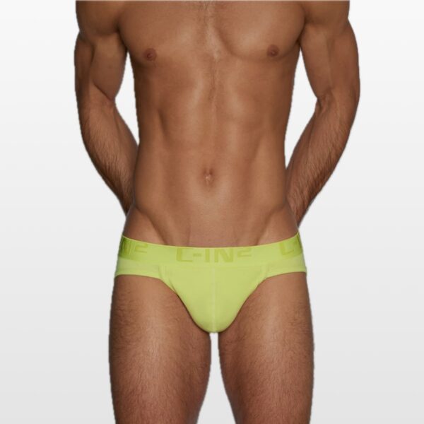 4014A-yellow-(1)i C-IN2 Core sport slip gaće od 100% pamuka – Yon žuta