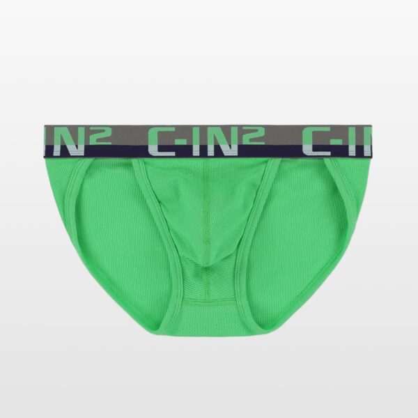 8012A-green-(4) C-IN2 C-Theory Dash tanga gaće od pamuka – Godfry zelena
