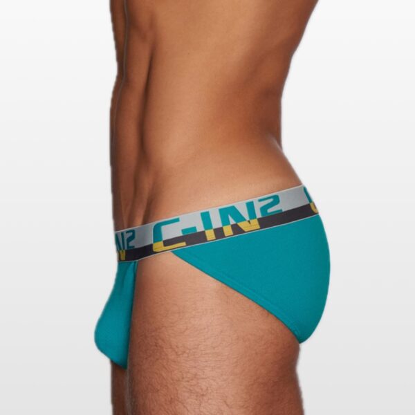 8012A-teal-(3) C-IN2 C-Theory Dash tanga gaće od pamuka – Timothy teal