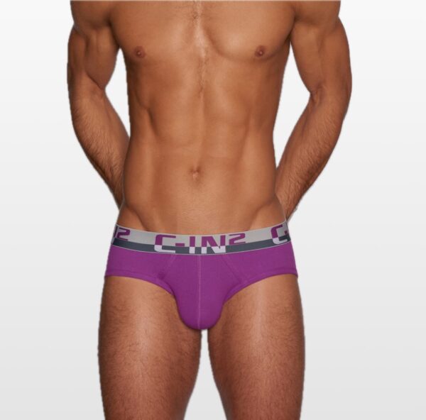 8013-purple-(1)i C-IN2 C-Theory slip gaće niskog struka od pamuka – Pryce ljubičasta