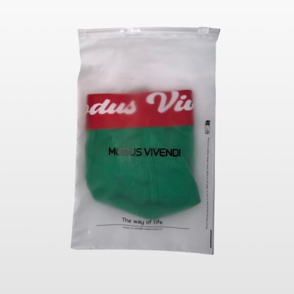 05512g-3 Modus Vivendi sportski jockstrap u zelenoj boji sa crvenim pojasom
